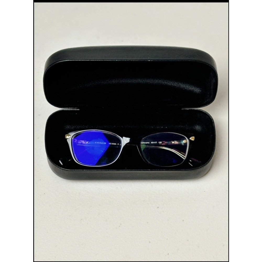 Coach HC6065 5288 Eyeglasses Frames Women’s Purple Rectangle 51-17-135